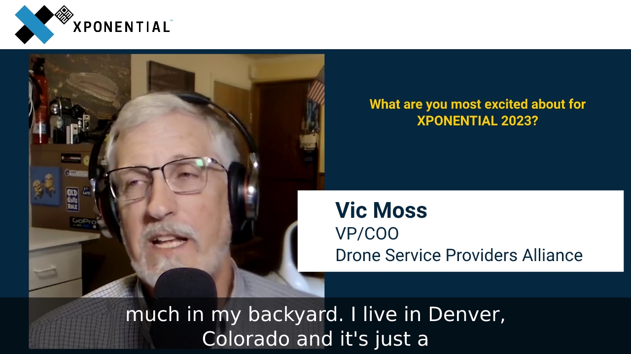 Vic Moss, VP/COO of the Drone Service Providers Alliance