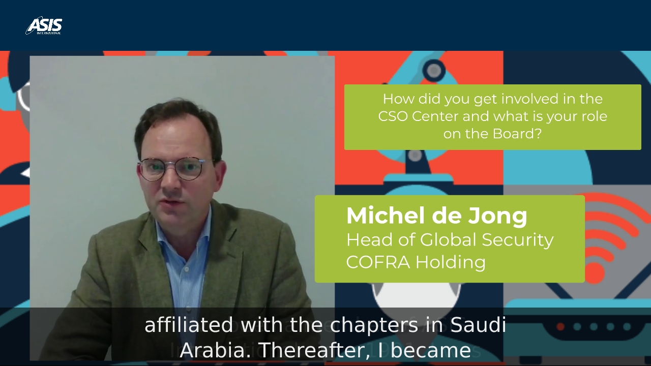 Get to Know the CSO Center Board: Michel de Jong