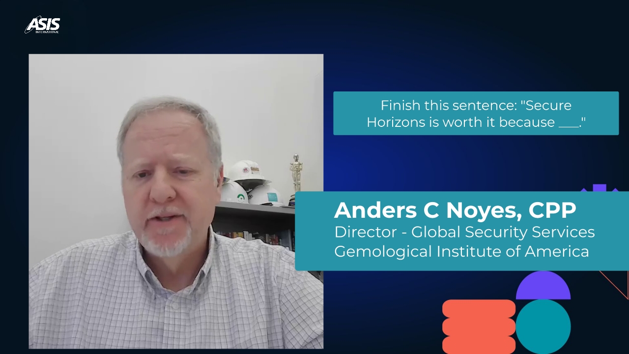 Secure Horizons Testimonial: Anders Noyes, CPP