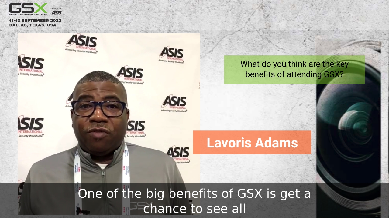 Lavoris Adams talks about why he attends GSX. 