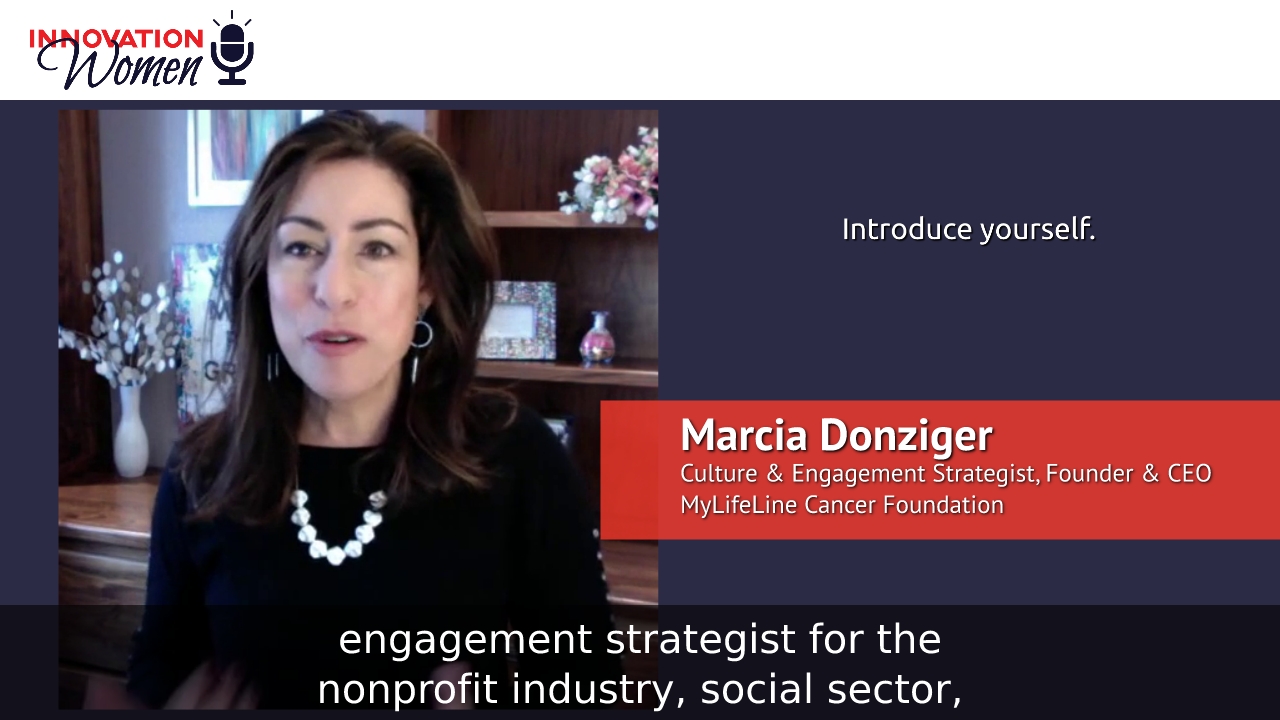 Innovation Women speaker profile: Marcia Donziger