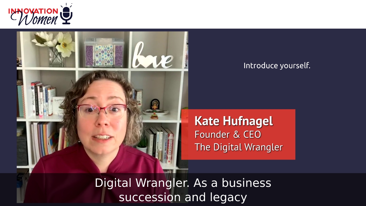 Kate Hufnagel --  Innovation Women Speaker Reel